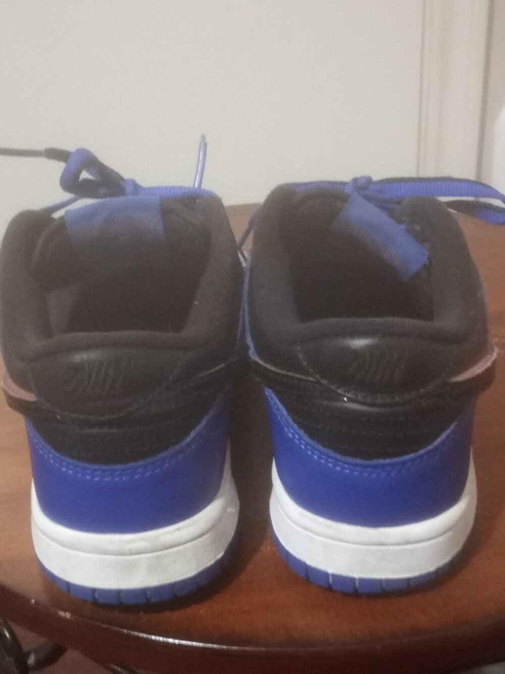 Nike Dunk Low SE (GS) Blue/Black/White Leather Low Top Sneakers 4Y HF0970-100 - Picture 10 of 13